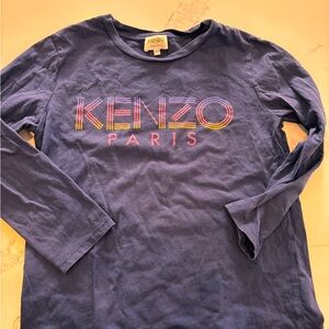 Kenzo Kids Multicolor Logo Tee long sleeve.